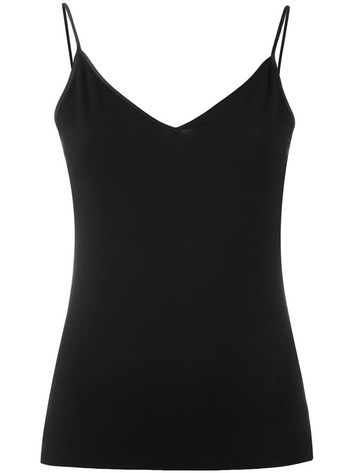 Diane Von Furstenberg - V-neck Camisole - Women - Spandex/elastane/viscose - M, Black, Spandex/elastane/viscose
