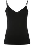 Diane Von Furstenberg - V-neck Camisole - Women - Spandex/elastane/viscose - M, Black, Spandex/elastane/viscose