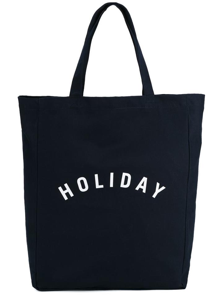 Holiday Holiday Print Tote, Women's, Blue