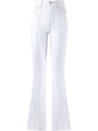 Amapô High Waist Flared Jeans - White