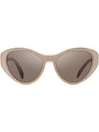 Prada Eyewear Prada Tapestry Eyewear Sunglasses - Nude & Neutrals