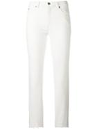 Mih Jeans Bootcut Cropped Jeans - Nude & Neutrals