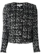 Iro 'nalokie' Cropped Jacket, Women's, Size: 40, Black, Cotton/acrylic/polyamide/wool