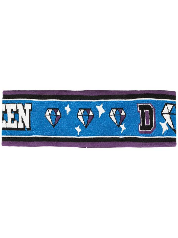 Dolce & Gabbana Knitted Headband - Blue