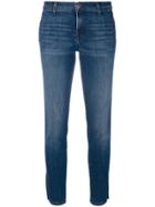 J Brand Button Detail Skinny Jeans - Blue