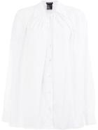 Ann Demeulemeester Tailored Ruched Shirt - White