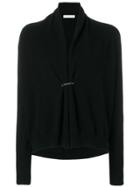 Fabiana Filippi Buckle Fastening Cardigan - Black