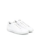 Young Versace Teen Lace-up Sneakers - White