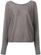 N.peal - Cashmere Super Fine Batwing Jumper - Women - Cashmere - S, Grey, Cashmere