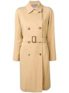 Etro Double-breasted Midi Coat - Neutrals