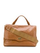Zanellato Postina Medium Lustro Shoulder Bag - Brown