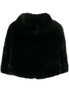 Liska Agatha Fur Jacket - Black