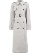 Maison Margiela Long Trench Coat - Grey