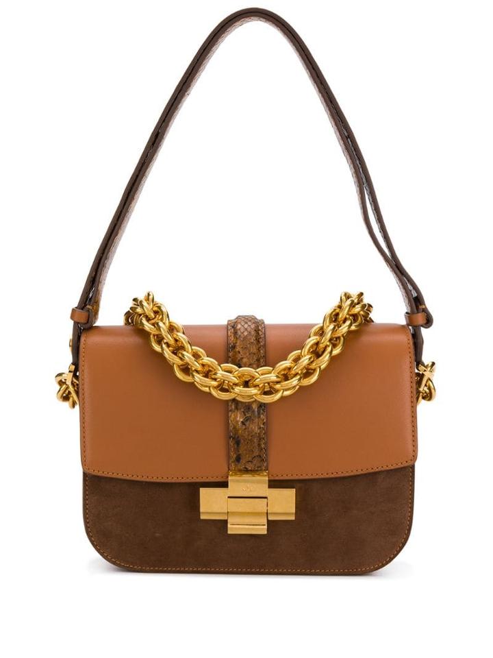 Nº21 Chain Shoulder Bag - Brown