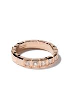 Chopard 18kt Rose Gold Ice Cube Diamond Ring - Fairmined Rose Gold