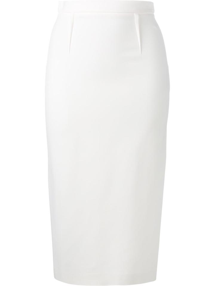 Roland Mouret Arreton Pencil Skirt - White