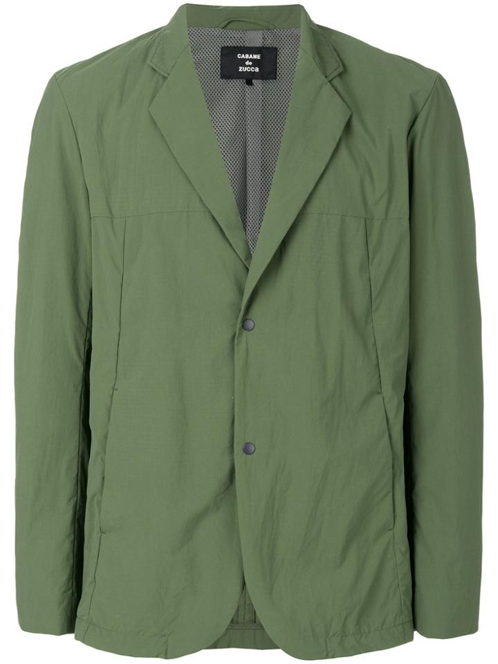 Cabane De Zucca Single Breasted Blazer - Green