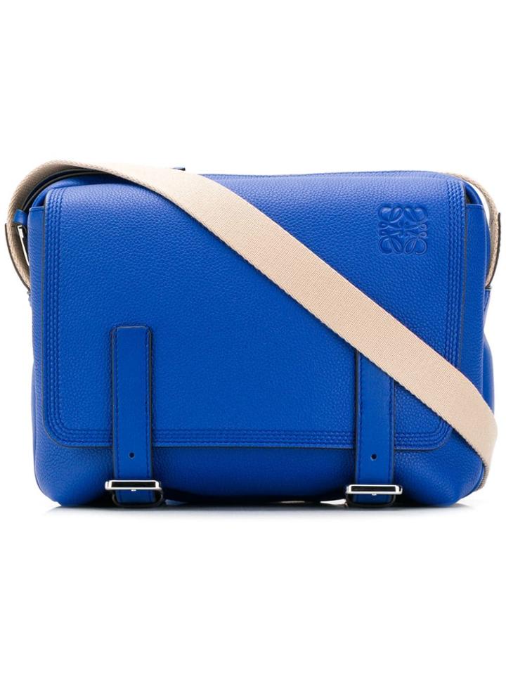 Loewe Cross Body Satchel - Blue