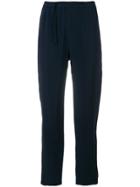 Humanoid Off Centre Tie Slim Fit Trousers - Blue
