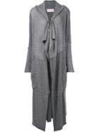 Greg Lauren 'nomad' Cardi-coat, Women's, Size: 1, Grey, Cashmere