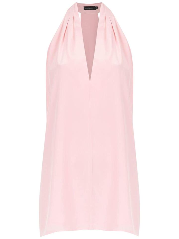 Andrea Marques V-neck Top - Pink