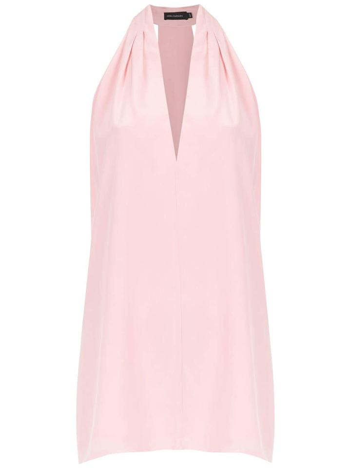 Andrea Marques V-neck Top - Pink