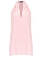 Andrea Marques V-neck Top - Pink