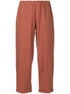 Labo Art Elasticated Waist Trousers - Brown