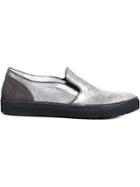 Fiorentini + Baker Metallic Slip-on Sneakers