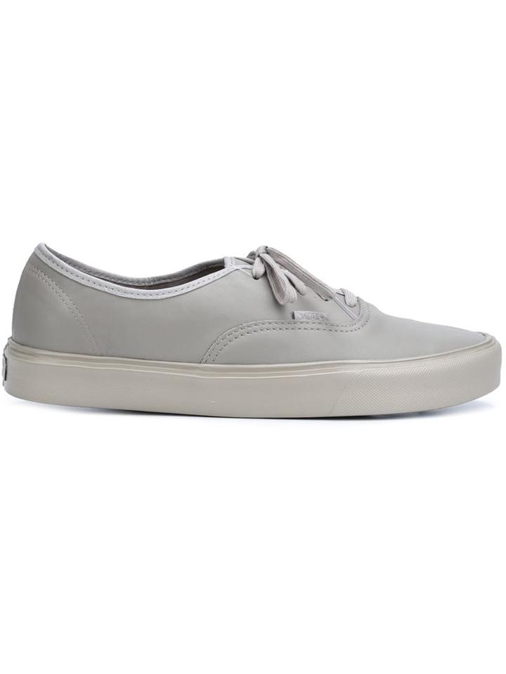 Vans Lace-up Sneakers, Men's, Size: 11, Grey, Rubber/leather