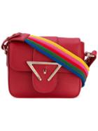 Sara Battaglia - Lucy Shoulder Bag - Women - Calf Leather - One Size, Red, Calf Leather