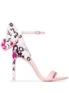Sophia Webster Chiara 100mm Butterfly Sandals - Pink