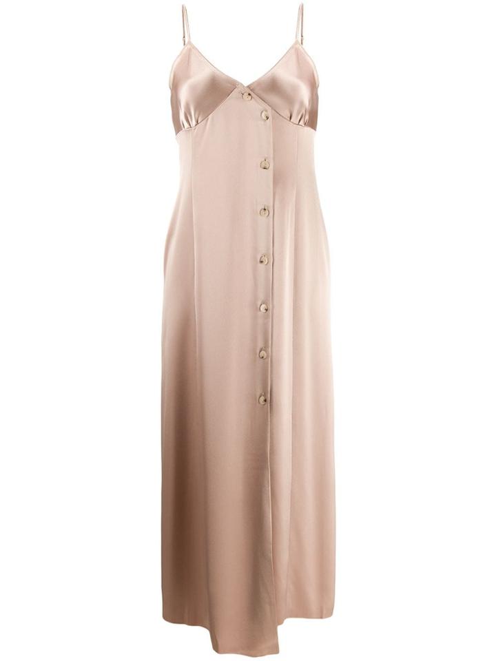 Nanushka Ancens Satin Dress - Neutrals