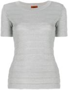 Missoni Panelled T-shirt - Grey