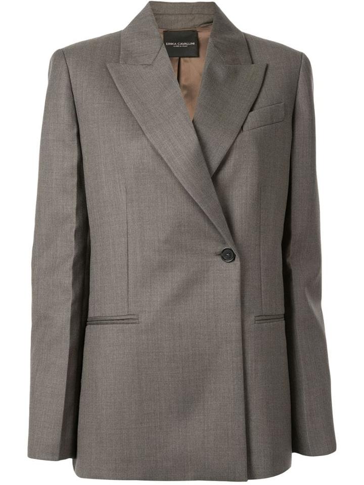 Erika Cavallini Oversized Sara Blazer - Grey