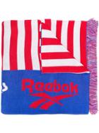 Reebok Oversized Frayed Hem Scarf - White