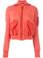 Haider Ackermann Patch Pocket Jacket, Women's, Size: Small, Yellow/orange, Cotton/rayon