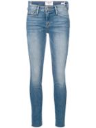 Frame Denim Slim Fit Stonewashed Jeans - Blue