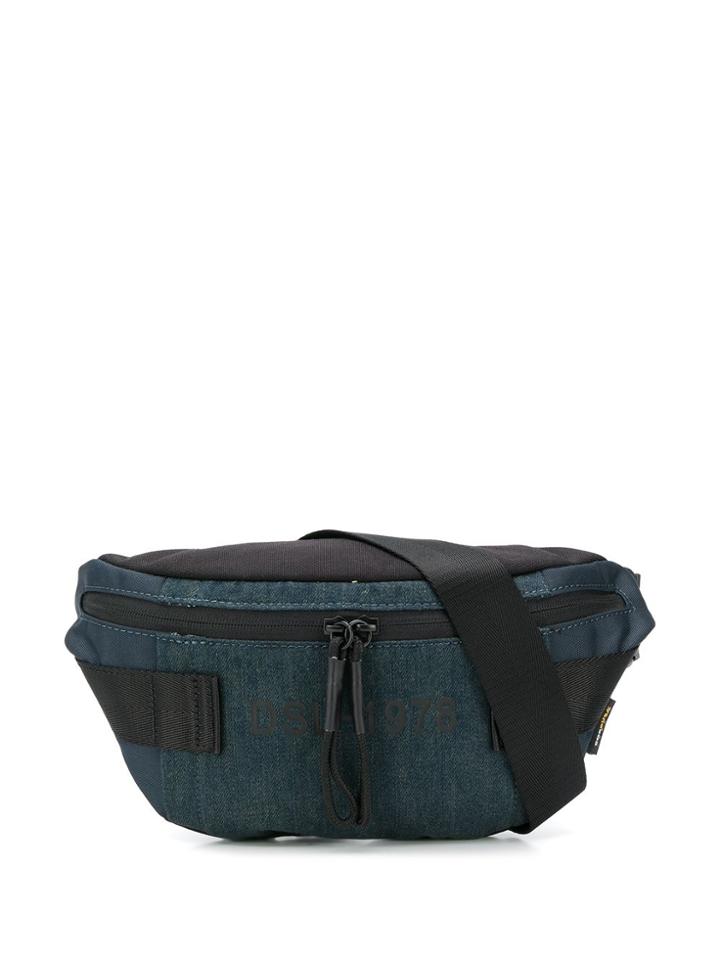 Diesel Feltre Denim Belt Bag - Blue