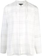 Siki Im White Plaid Shirt