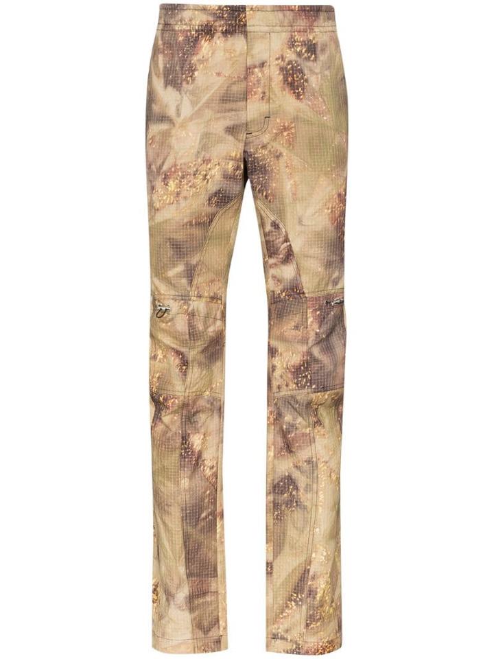 1017 Alyx 9sm Gaiter Camouflage Print Trousers - Green