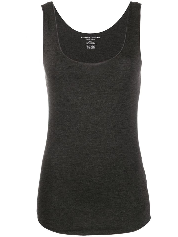 Majestic Filatures Jersey Tank Top - Black