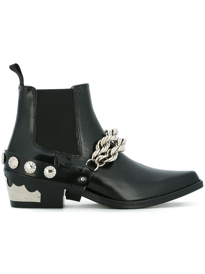 Toga Embellished Ankle Boots