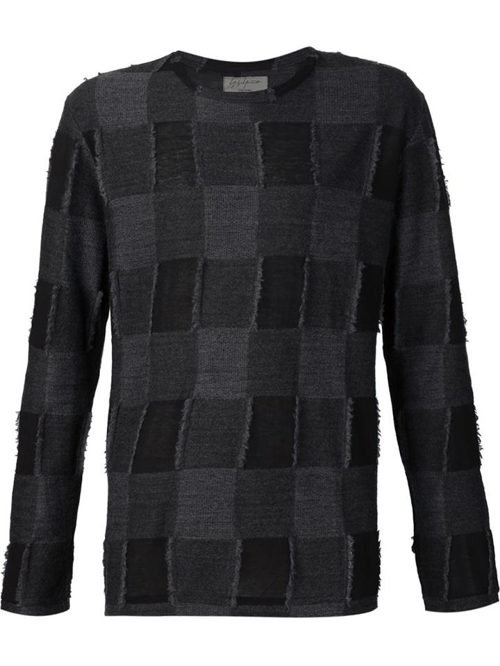 Yohji Yamamoto Checked Sweater