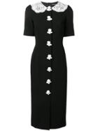 Dolce & Gabbana Angel Button Dress - Black