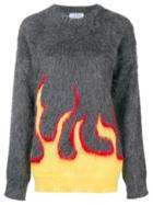 Prada Flame Sweater - Grey