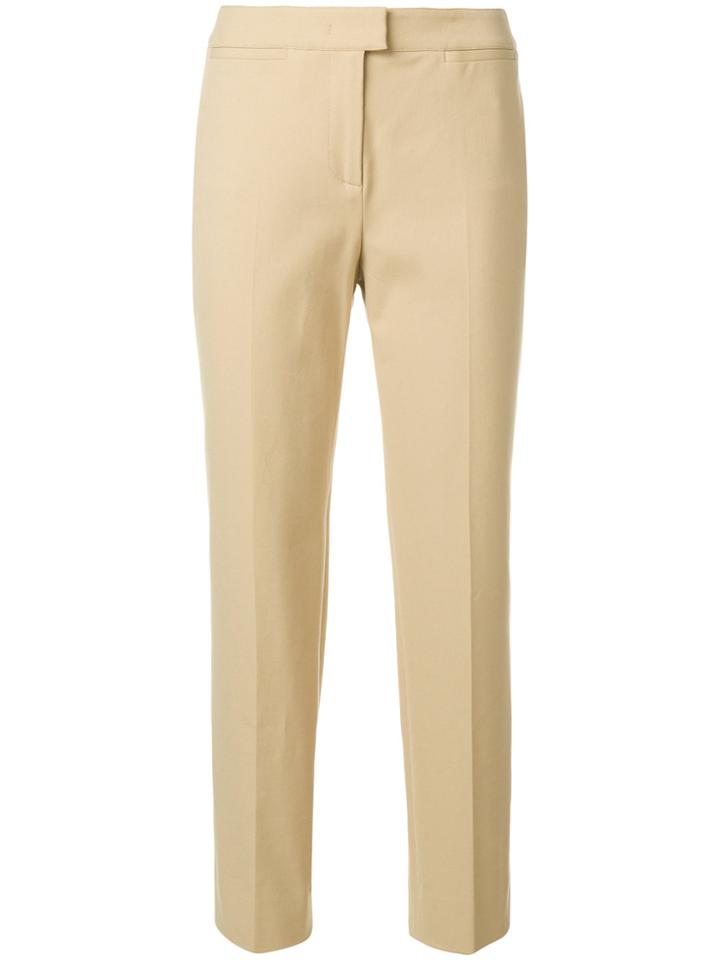 Piazza Sempione Fitted Tailored Trousers - Nude & Neutrals