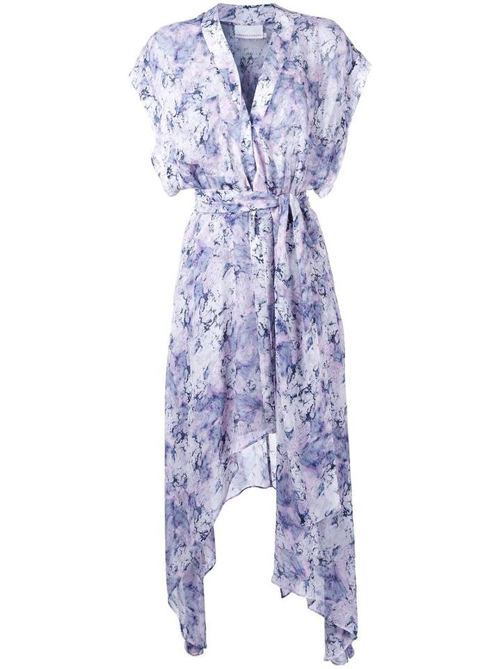Ginger & Smart 'amplitude' Wrap Dress, Women's, Size: 8, Pink/purple, Viscose