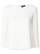 Vanessa Seward Buttoned Shoulder Blouse - Black