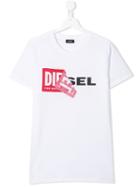 Diesel Kids Teen Tdiego T-shirt - White